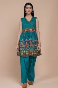 Kayseria Summer Embroidered Embellished Dresses for Women