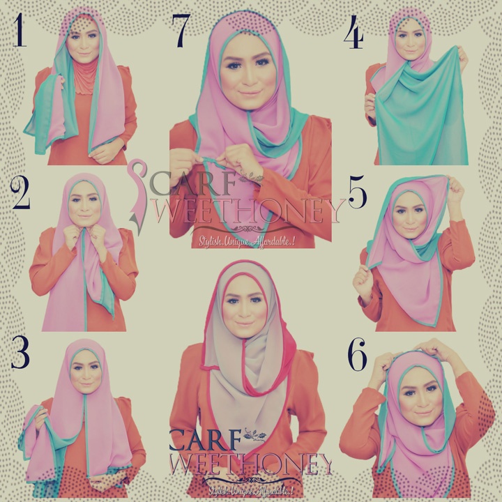 Latest Hijab Styles & Designs Tutorial with Pictures for Modern Girls 2015 (17)