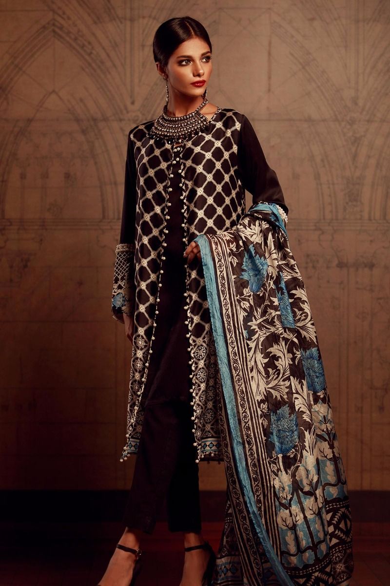 Latest Khaadi Winter Collection Cambric Dresses Designs (6)