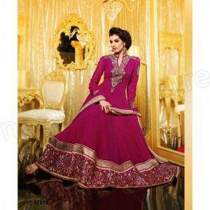 Natasha Couture Indian Party Wear Anarkali Suits 2015 for Women