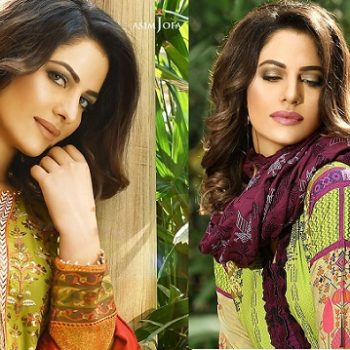 Asim Jofa Winter Shawl Dresses Collection 2017-2018