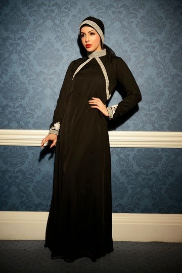 Latest Arabian Abaya Designs with Hijab Collection for Women 2015-2016 (8)