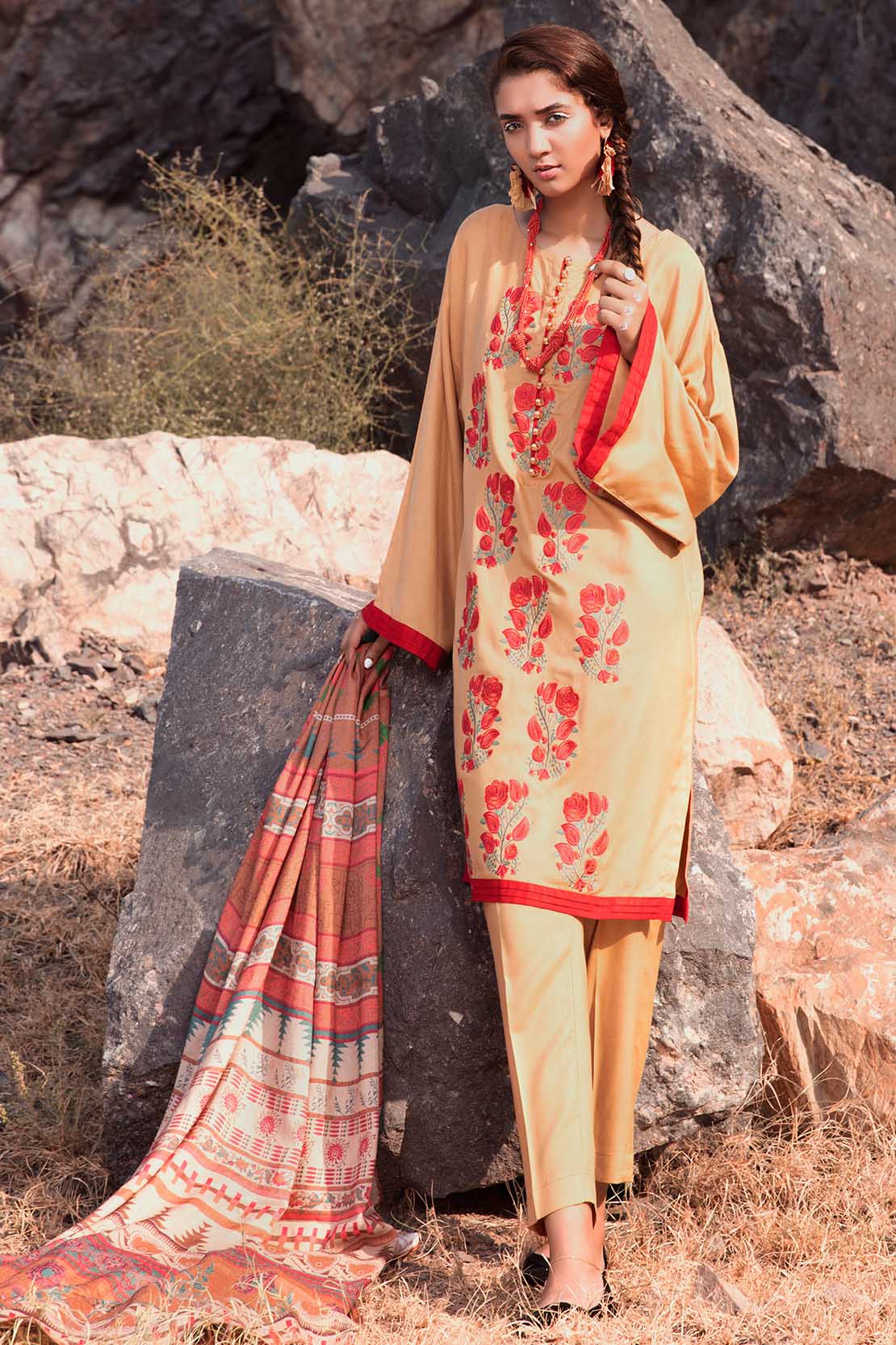 marina embroidered dress