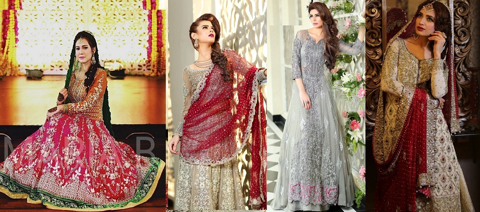 bridal dresses pakistani 2018 in red colour