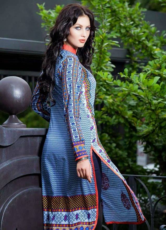 Rabea By Shariq Textile Latest Women Kurtis Tunics Designs Collection 2015-2016 (1)