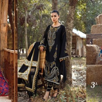 Maria B Winter Wool Shawl Dresses Linen Karandi Collection 2022-2023