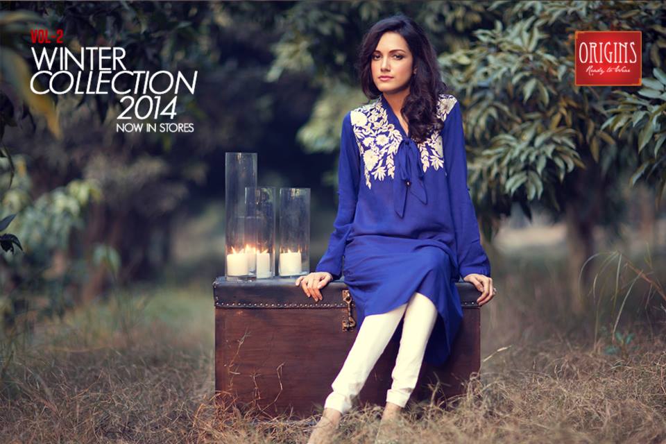 Origins Women Best Winter Shawl Dresses 2015 Collection