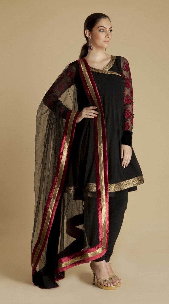 angrakha style kameez design