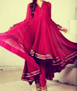 short umbrella frock design 2019