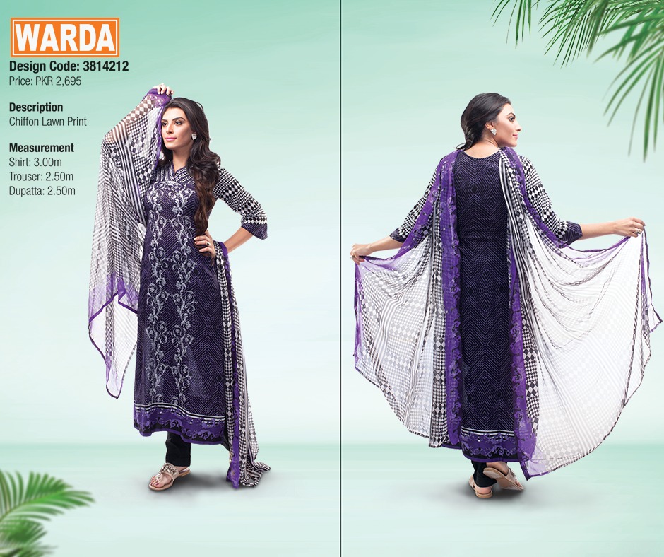 WARDA Spring Summer Feb Collection Latest Women Dresses 2015 (17 ...