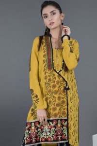 Angrakha Warda Pakistani Designer Winter Shirts & Kurtis Collection