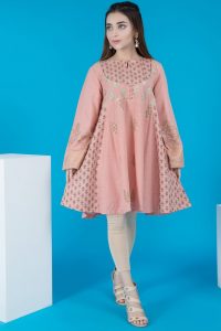 peplum Warda Pakistani Designer Winter Shirts & Kurtis Collection