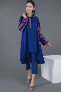 royal blue casual winter shirt