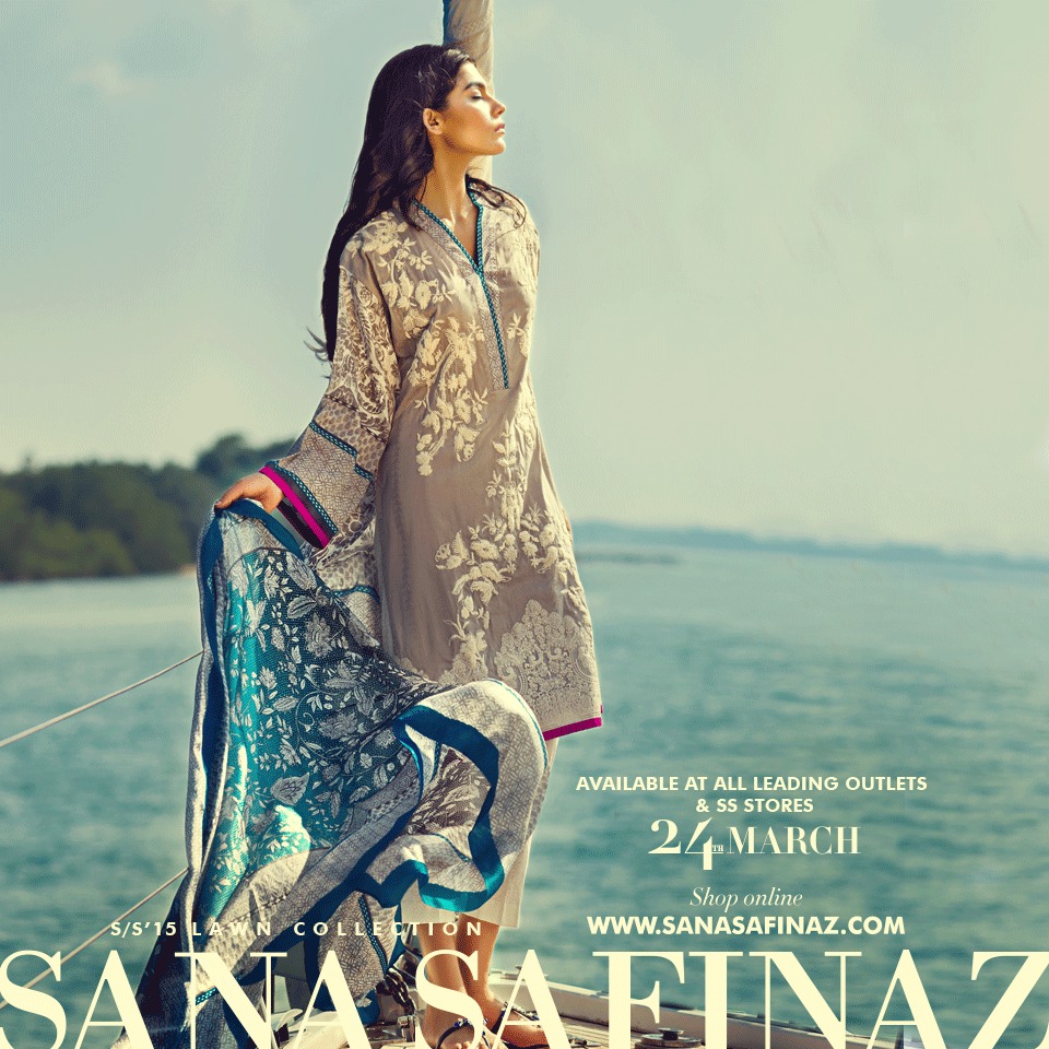 Sana Safinaz Designer Spring Summer Lawn Ready To Wear Dresses Collection for Women 2015-2016 (9)