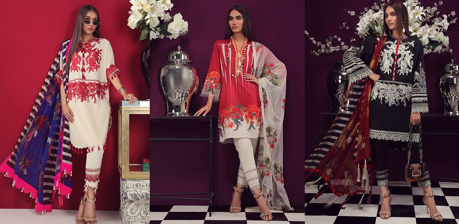 Sana Safinaz Muzlin Collection 2019 Summer Lawn Suits