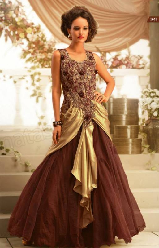 Bollywood New Bridal Heavy Wedding Designer Party Suit Indian Long Anarkali  Gown | eBay