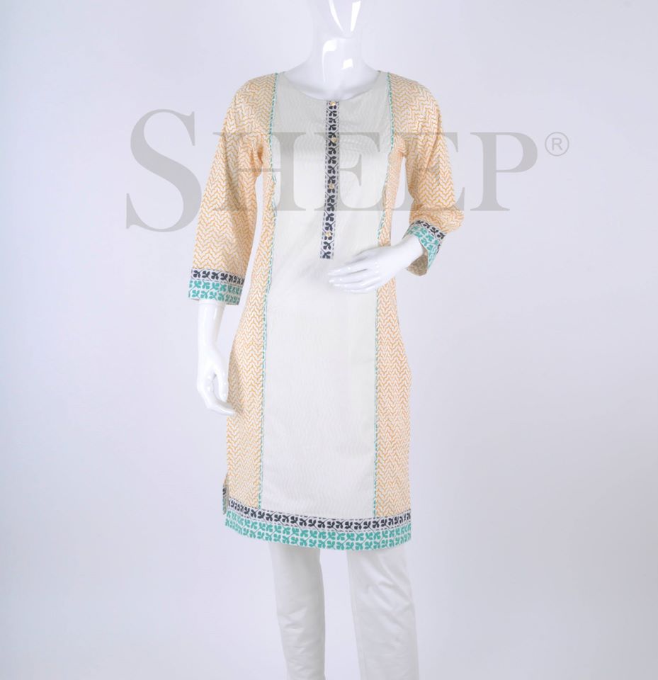 Latest Designs of Casual Formal Kurtis Fancy Embroidered Collection by SHEEP 2015-2016 (28)