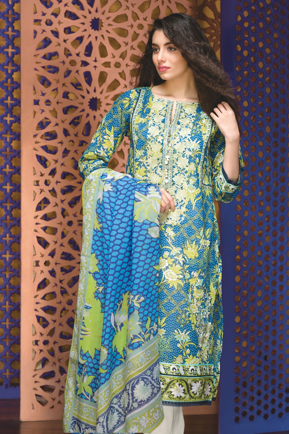 Khaadi Lawn & Chiffon Eid Dresses Collection 2016-2017