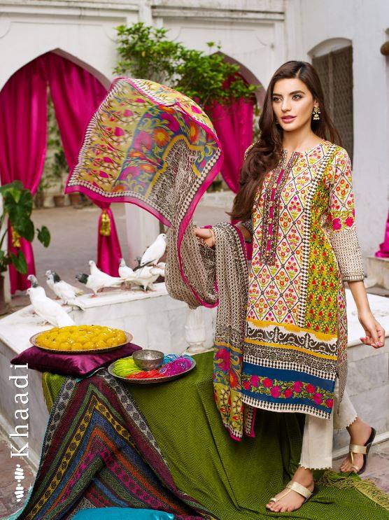 Khaadi Lawn Eid Dresses Collection 2015-2016 Catalog | StylesGap.com