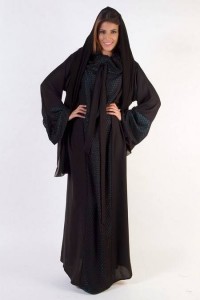 Latest Black Plain Abaya Designs Collection 2015-16