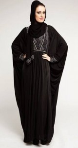 Latest Black Plain Abaya Designs Collection 2015-16