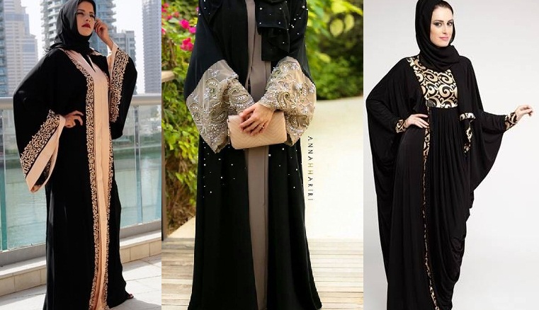 Latest Dubai Designer Abaya Gowns Designs Collection 2015-2016