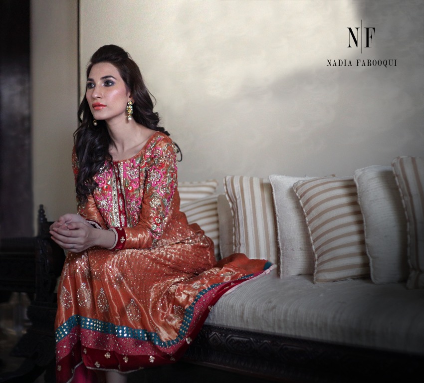 Nadia Farooqui Latest Eid Wear Dresses Formal Collection for Women 2015-2016 (10)