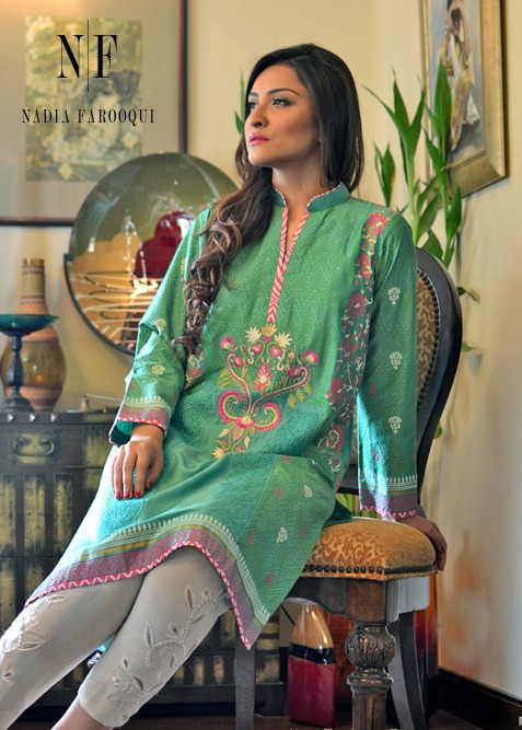 Nadia Farooqui Latest Eid Wear Dresses Formal Collection for Women 2015-2016 (6)