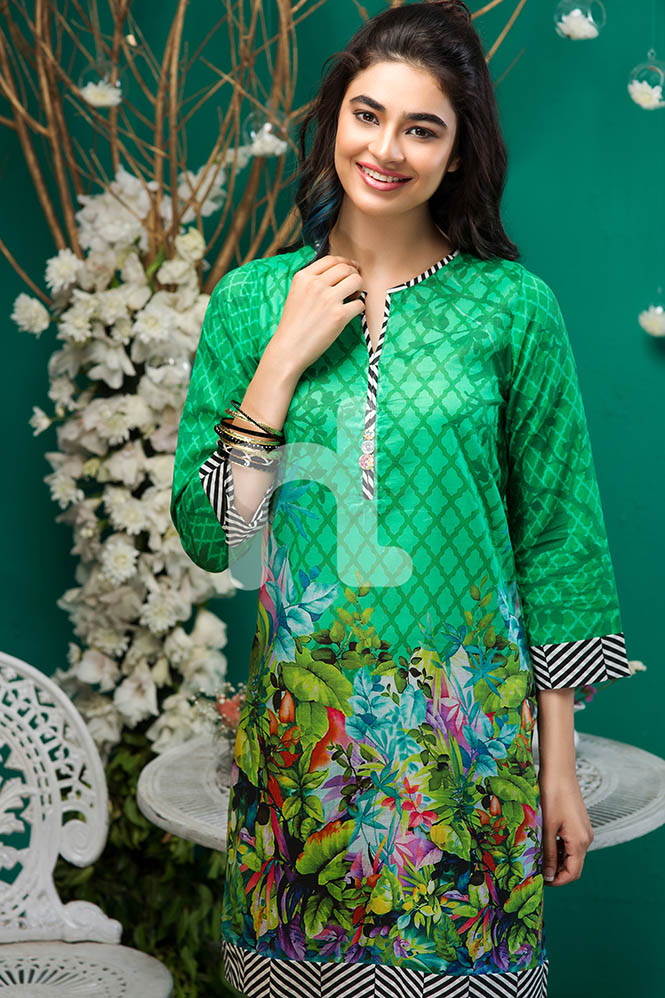 Latest Eid Kurti Tunics Designs NL Pret Collection 2017-2018