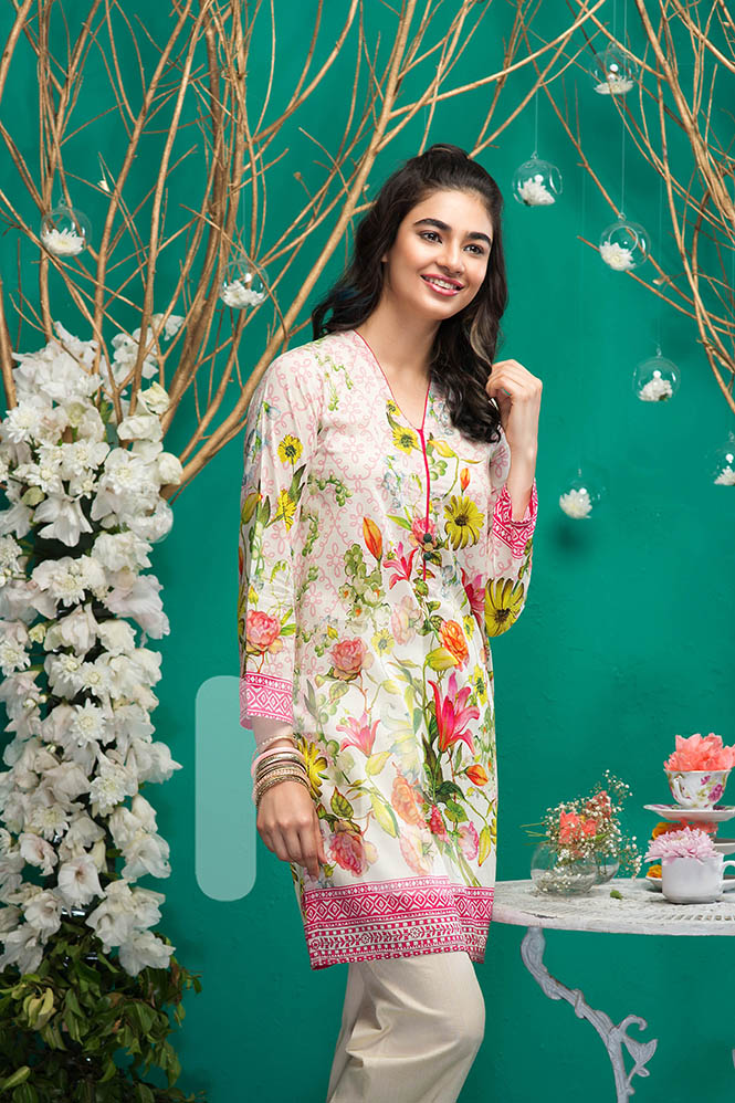 Latest Eid Kurti Tunics Designs NL Pret Collection 2017-2018