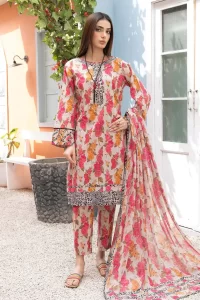 colorful same printed shalwar kameez suit design