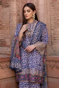 cow printed 3 piece suit