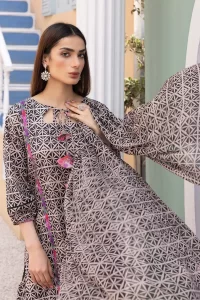 tribal same printed trouser shirt dress