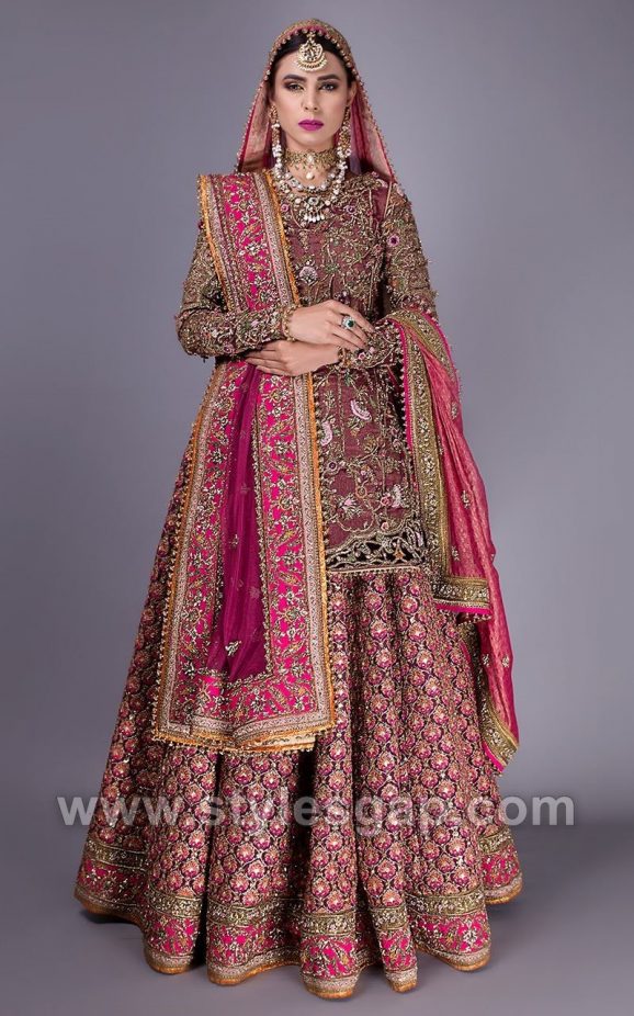 kundan work lehenga designs by fahad hussayn (2)