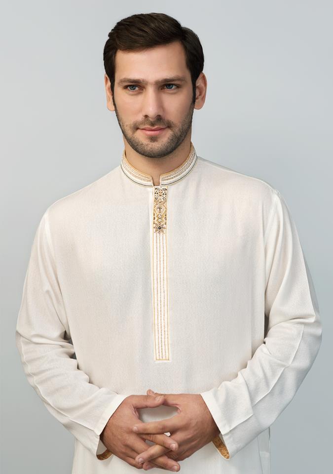 Amir Adnan Men Ceremony Kurtas Waist Coat Collection 2018-2019