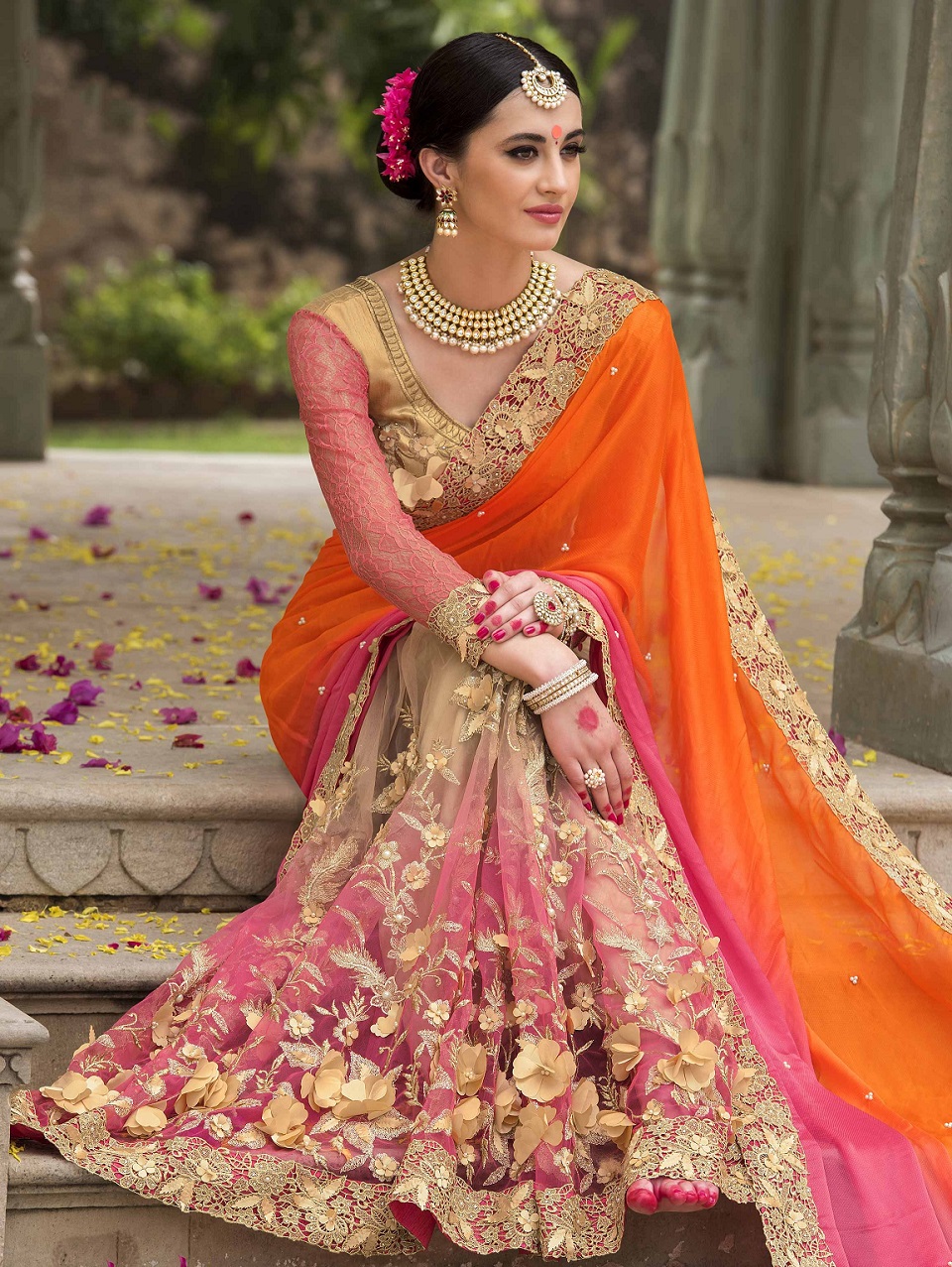 Indian wedding saree latest designs trends collection 2017 2018 1 Indian wedding saree latest designs trends collection 2017 2018 1