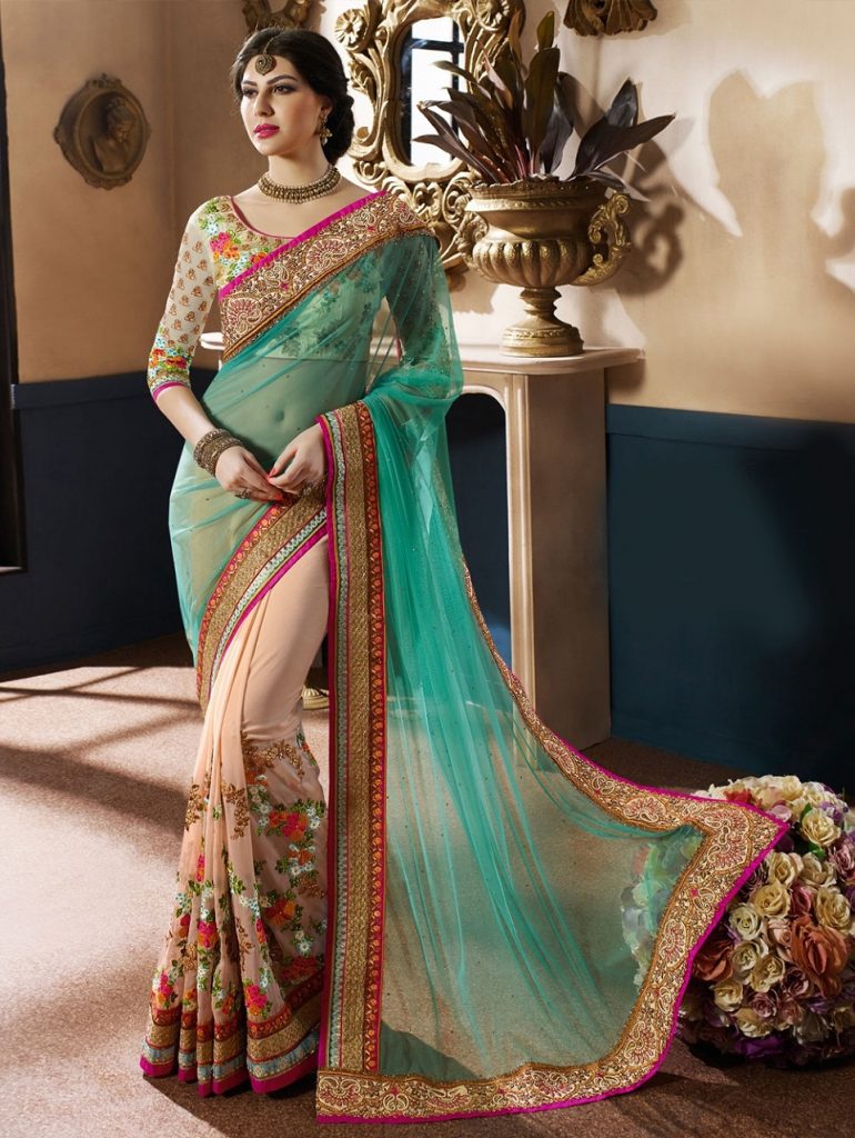 wedding saree design 2020