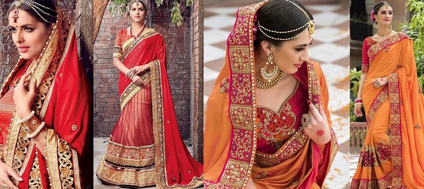 indian-wedding-saree-latest-designs-trends-collection-2017-2018
