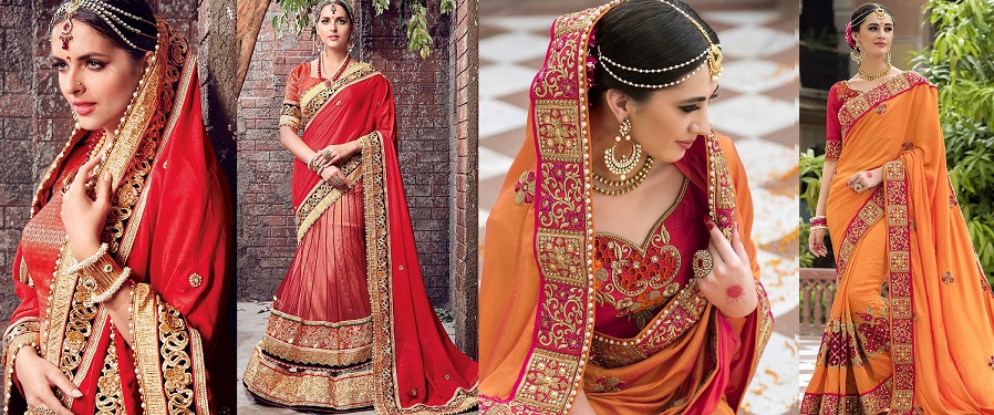 Indian Bridal Sarees are an epitome of brilliant designs and exquisite  embellishments | Indian Fashion Culture