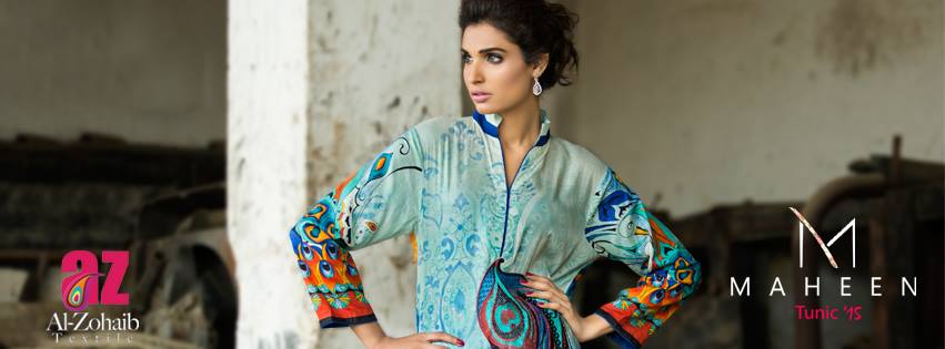 Maheen Tunics Collection 2015-2016 by Al-Zohaib Textiles (15)