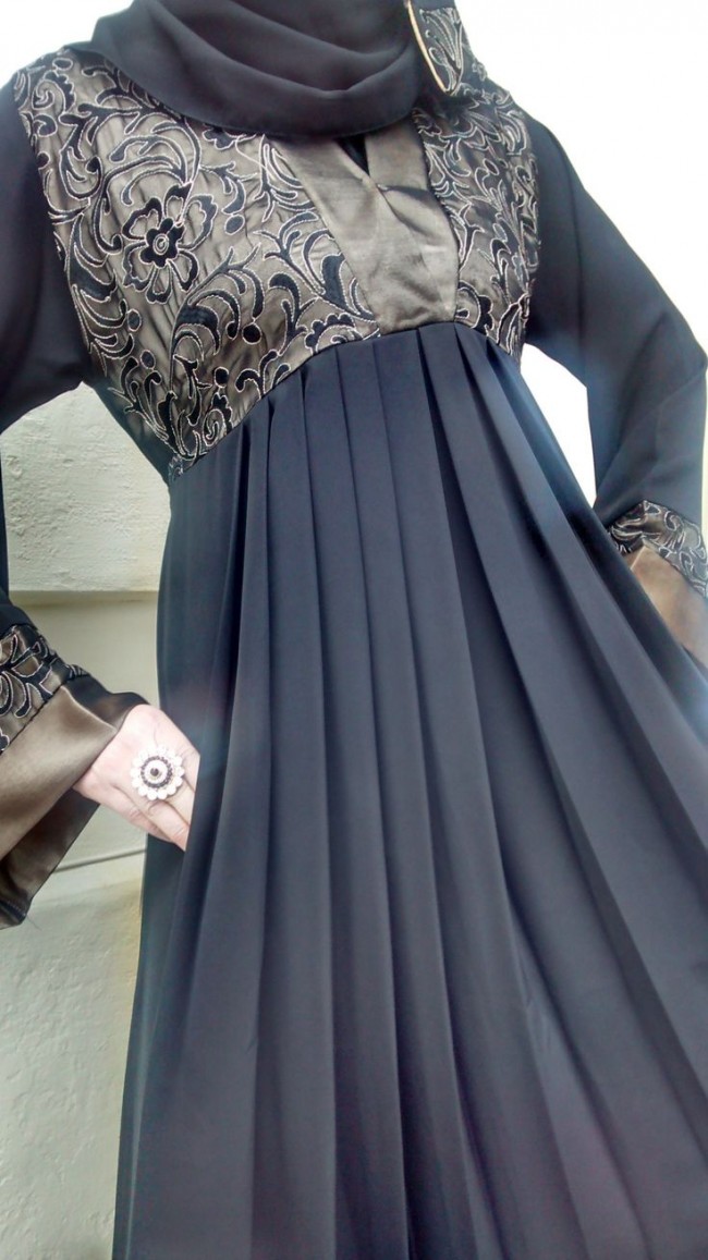 long abaya frock design