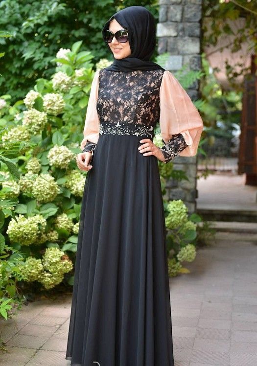 Fancy Lace Embroidered Abaya Designs Latest Collection 