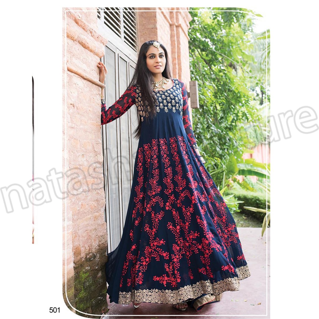floor length frocks designs