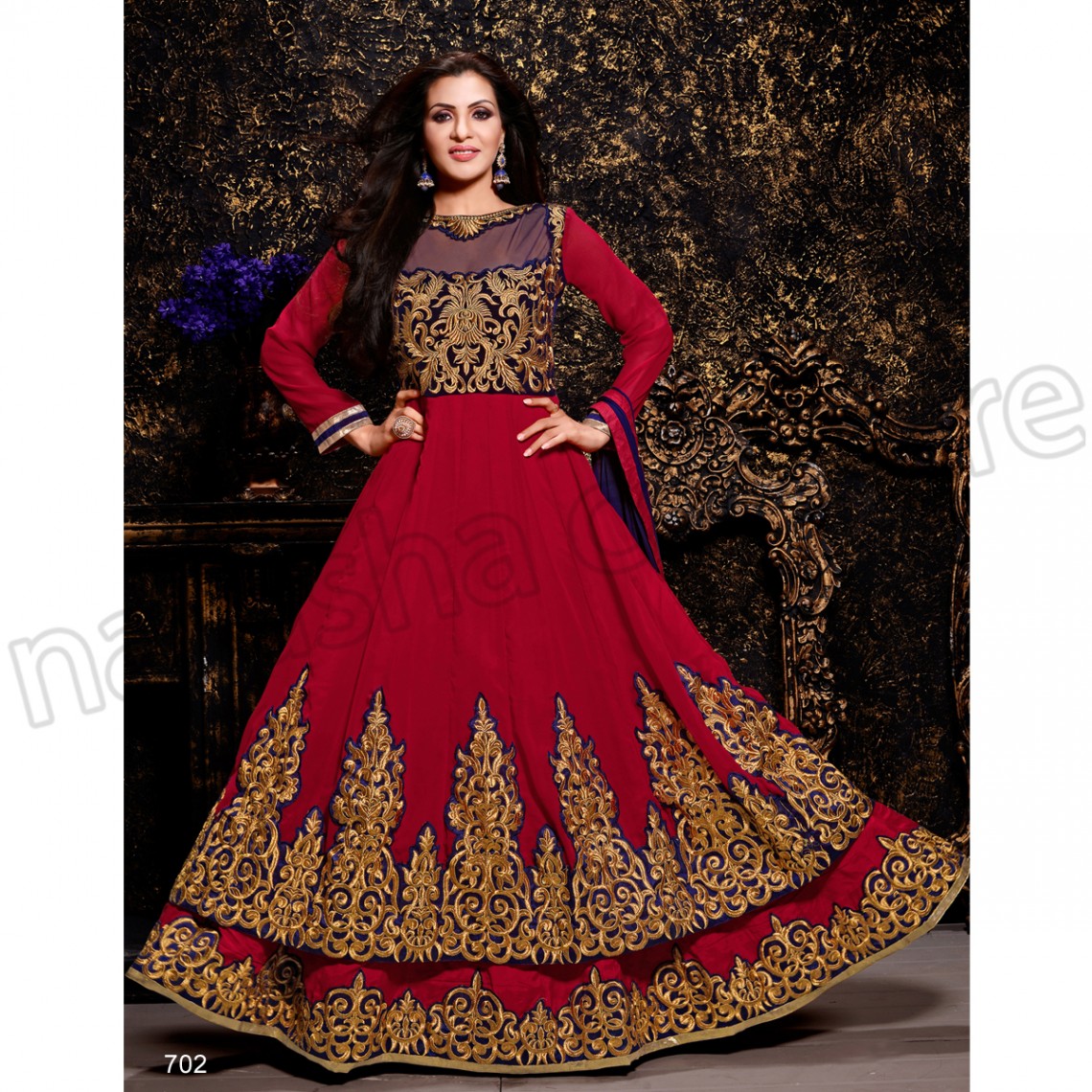 floor length frock
