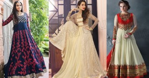 Latest Styles of Long Floor Length Frocks Anarkali Dresses For Women