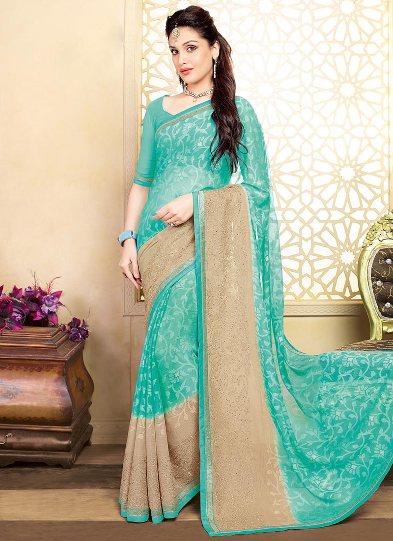 party wear saree new pattern