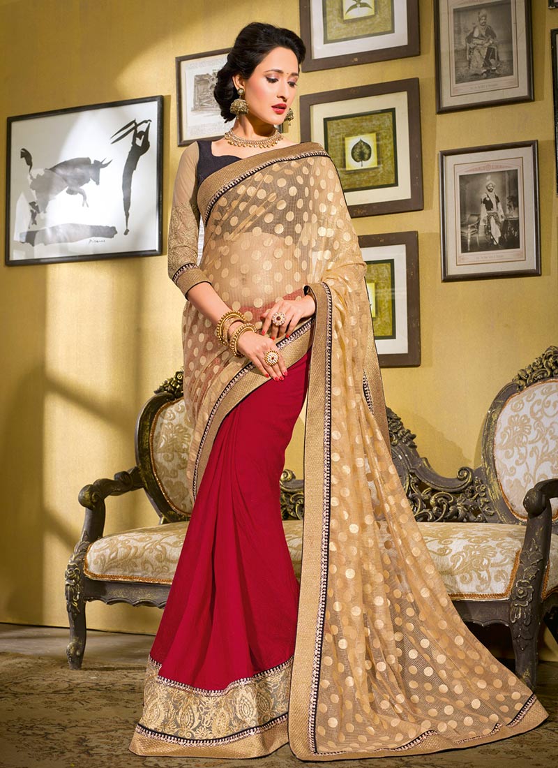 party wear celebrity saree