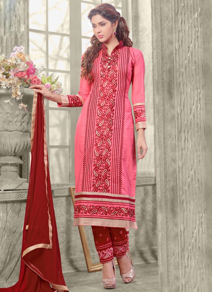 Latest Straight Pant Suits Designs Collection 20182019