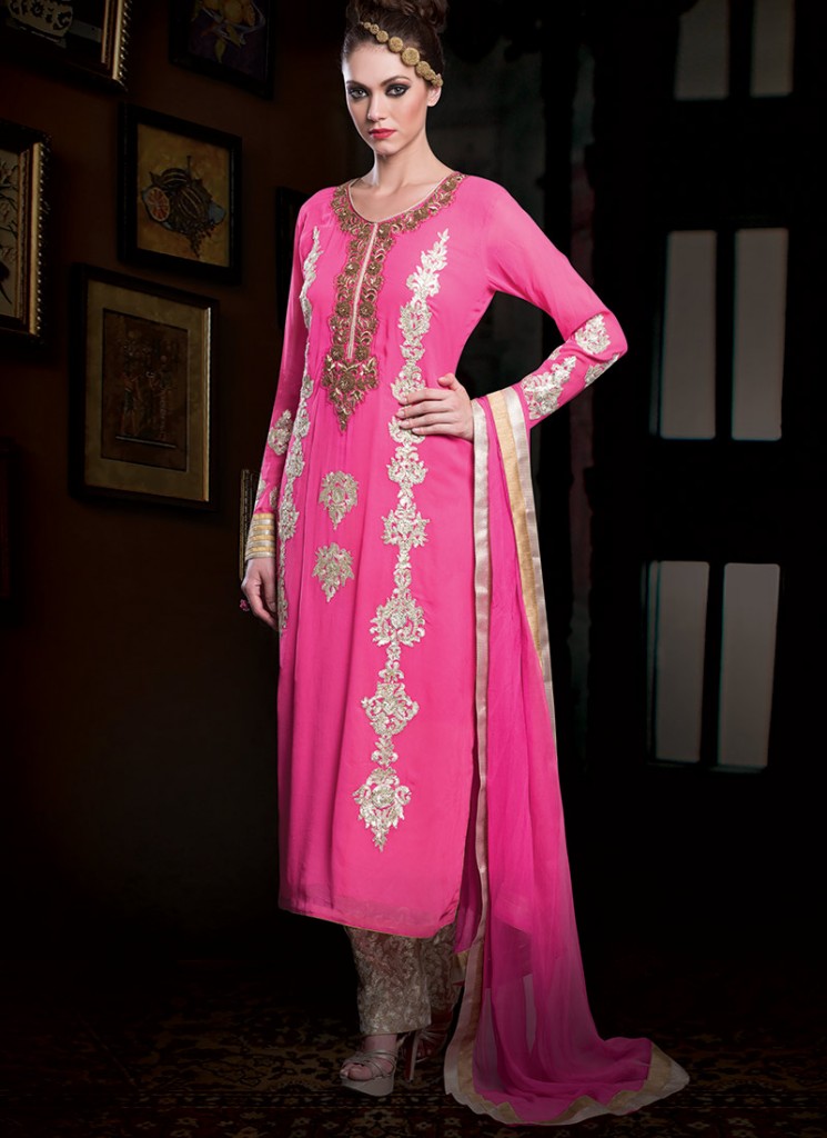 Latest Straight Pant Suits Designs Collection 20182019
