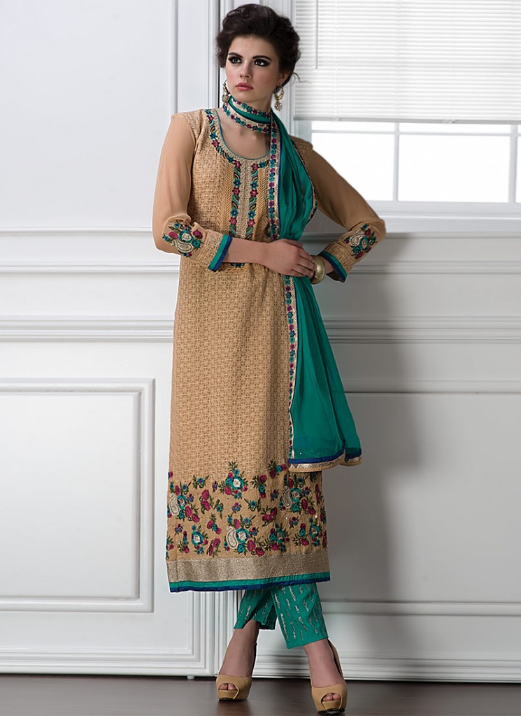 Latest Straight Pant Suits Designs Collection 20182019